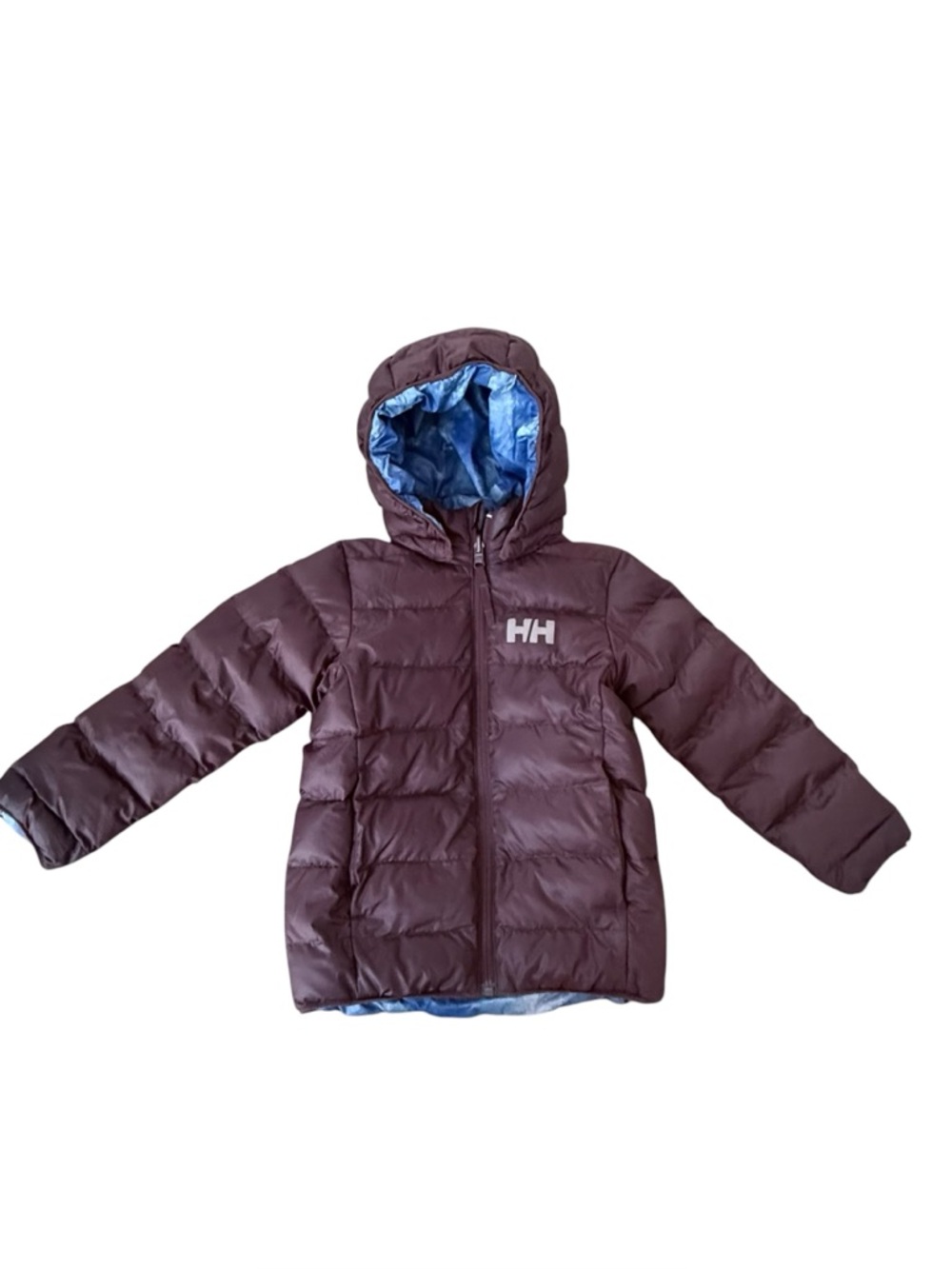 Helly Hansen Reversible brown/blue Puffer Lining size 4 year-old